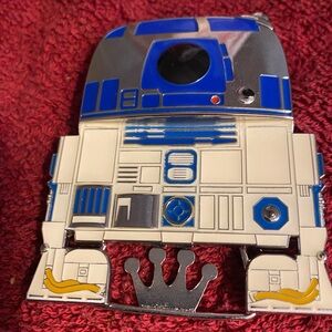 Disney Star Wars Lucas Films R2-D2 Oversized Pin Like New No Card